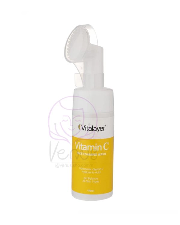 فوم شستشوی صورت ویتامین C ویتالیر VITALAYER