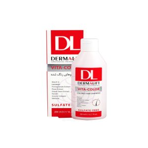 شامپو فری سولفات مناسب موهای رنگ شده درمالیفت DERMALIFT
