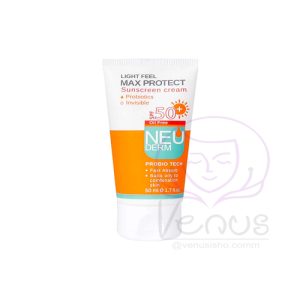 ضد آفتاب مکس پروتکت پوست خشک بی رنگ نئودرم NEU DERM
