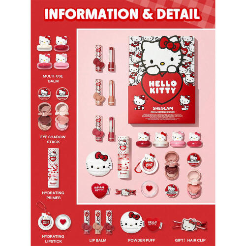 پک آرایشی هلو کیتی HELLO KITTY شیگلم - Image 2
