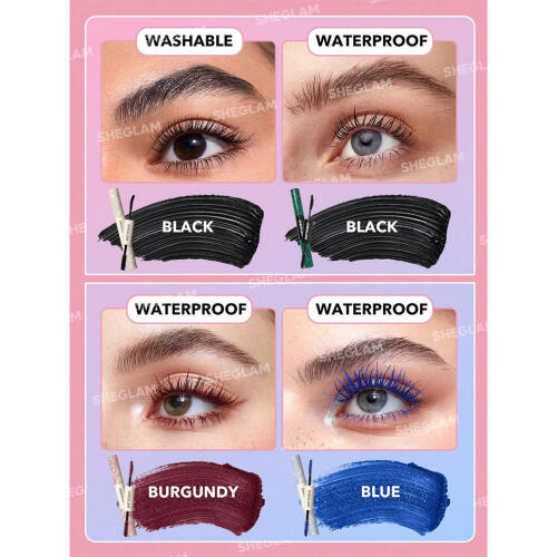 ریمل دوسر رنگی WATERPROOF شیگلم SHEGLAM - Image 5