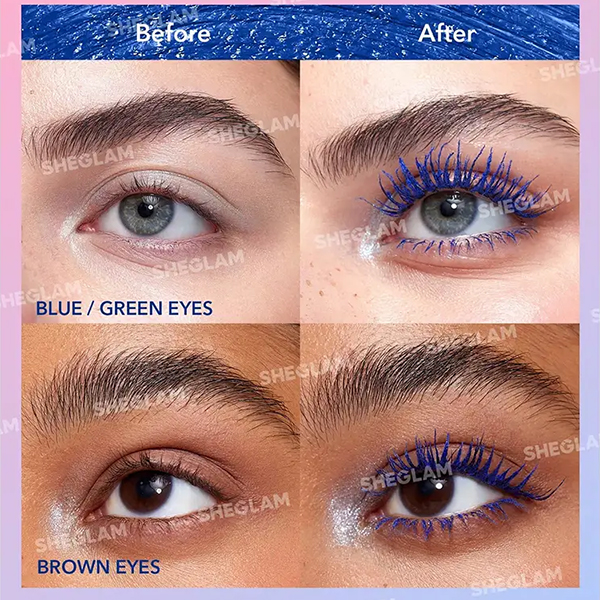 ریمل دوسر رنگی WATERPROOF شیگلم SHEGLAM - Image 6