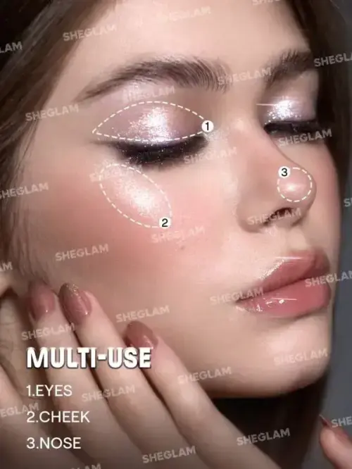 سایه تکی مدل ENIGMA SPARKLY شیگلم SHEGLAM - Image 4