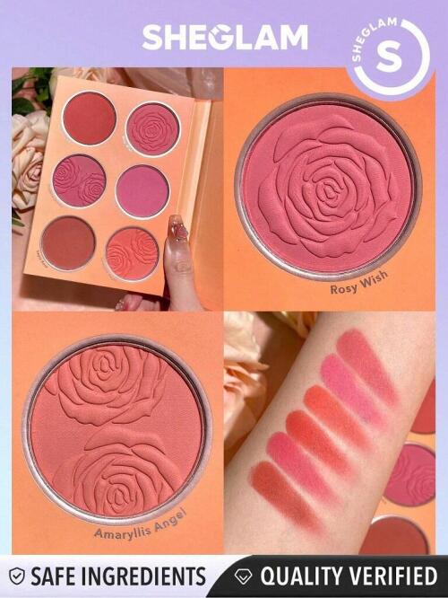 پالت رژگونه FLORAL FLUSH شیگلم SHEGLAM - Image 6