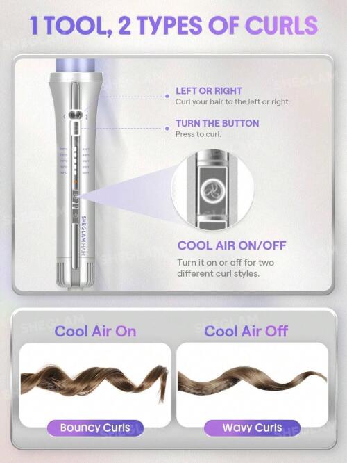 کرلی باد سرد مدل ONE TOUCH AIRFIOW شیگلم SHEGLAM - Image 6