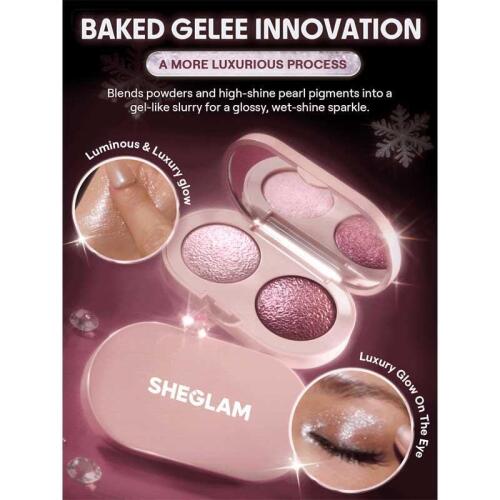 سایه دوتایی شاین دار ژلهای شیگلم SHEGLAM - Image 3