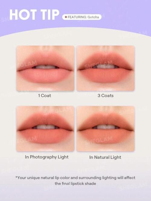 رژ لب کوشن مدل Lip Veil شیگلم SHEGLAM - Image 5