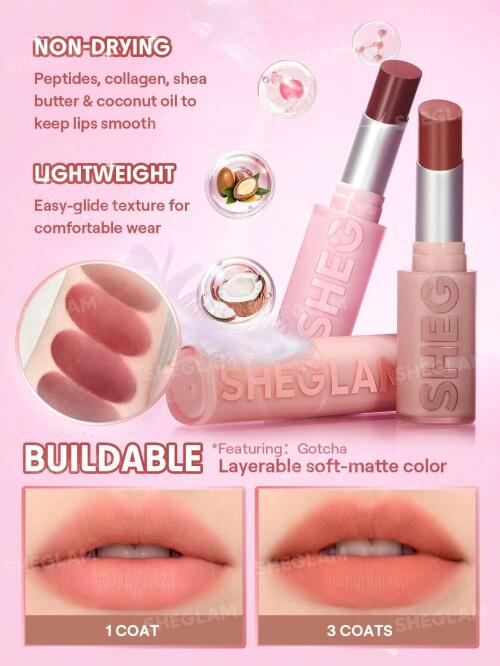 رژ لب کوشن مدل Lip Veil شیگلم SHEGLAM - Image 2