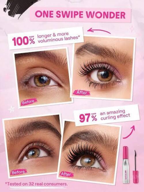 ریمل LASHLIGHTER UP AND OUT شیگلم SHEGLAM - Image 3